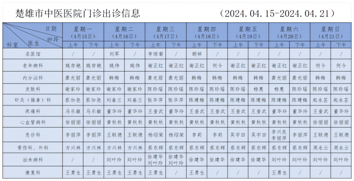 排班表(2024.4.15)_楚雄市中医医院门诊出诊信息（模板1）(1).png